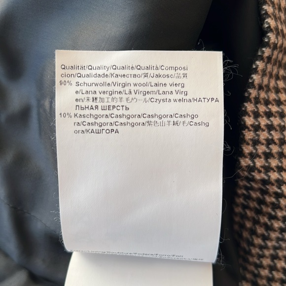 BOSS Hugo Boss Houndstooth Pencil Skirt Sz 4 - Picture 7 of 8